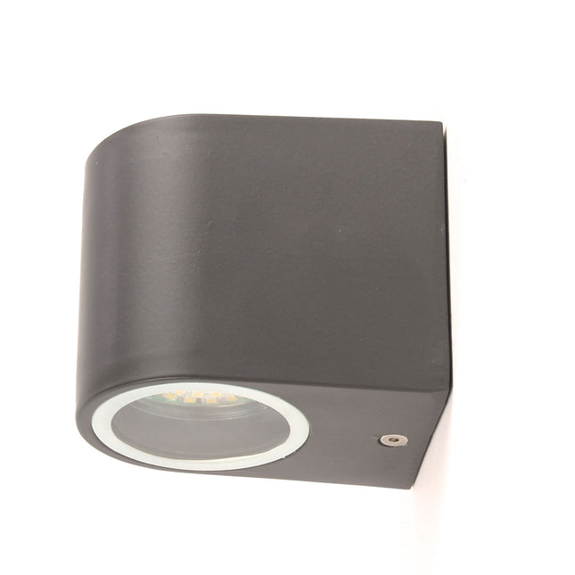 Bastia nástěnná lampa Alu 230V šedá