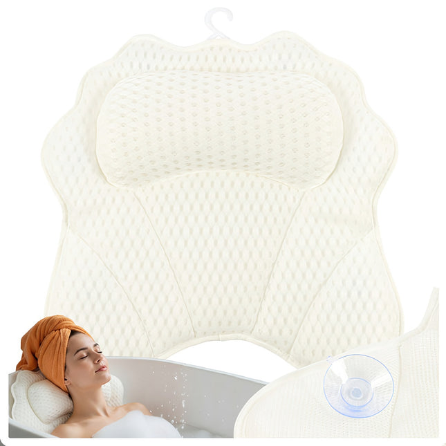Polštář do vany s přísavkami – rychleschnoucí, ergonomický