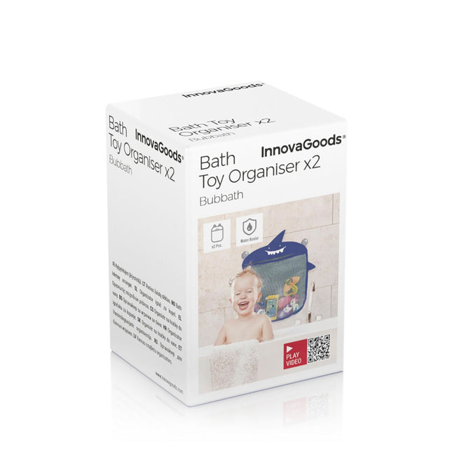 Organizér na hračky do vany Bubbath InnovaGoods 2 kusy