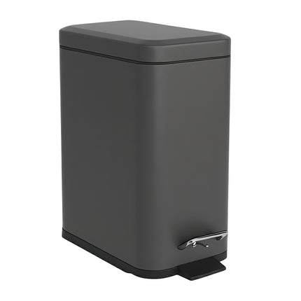 Badezimmereimer, 5 l, Soft Close, Fußpedal