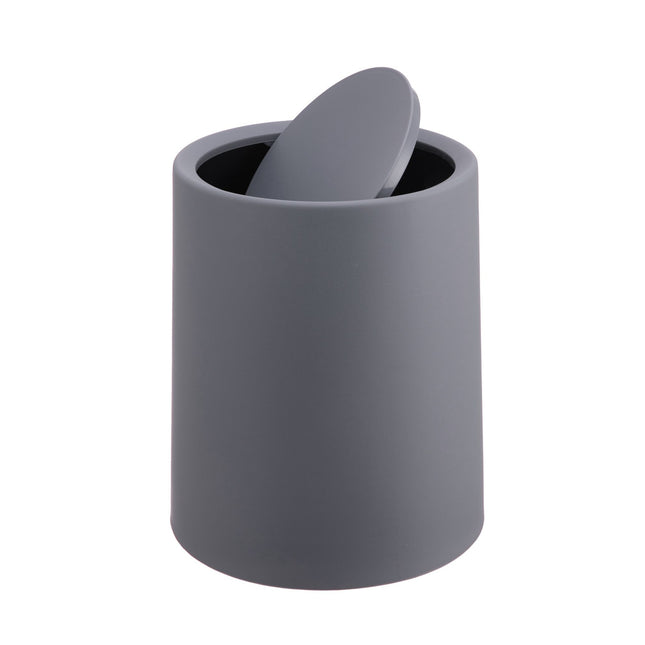 Koupelnový koš s výklopným víkem, 6L plast