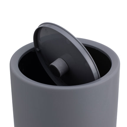 Koupelnový koš s výklopným víkem, 6L plast