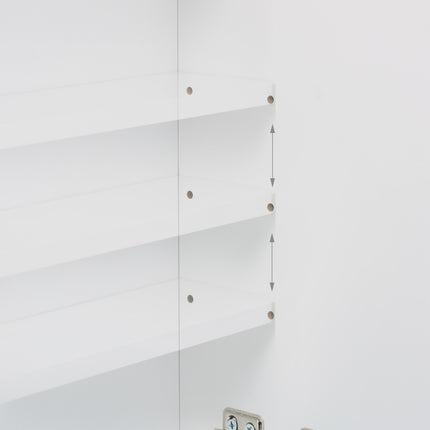 Bathroom Mirror Cabinet with Adjustable Shelf