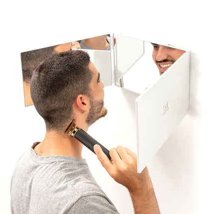 Koupelnové zrcadlo s LED osvětlením a 360º výhledem SelfKut InnovaGoods