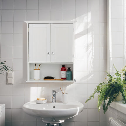 Badezimmerschrank mit verstellbaren Einlegeböden