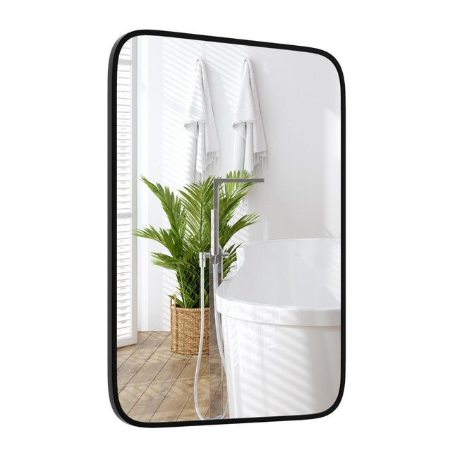 Badkamerspiegel 70 x 50 cm grote cosmeticaspiegel met onbreekbare folie rechthoekig