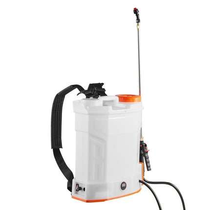 Battery Powered Backpack Sprayer, 12L, 0-90 PSI, 5 Nozzles