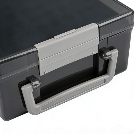 Battery Storage Box for 72 AA & AAA Batteries, Grey