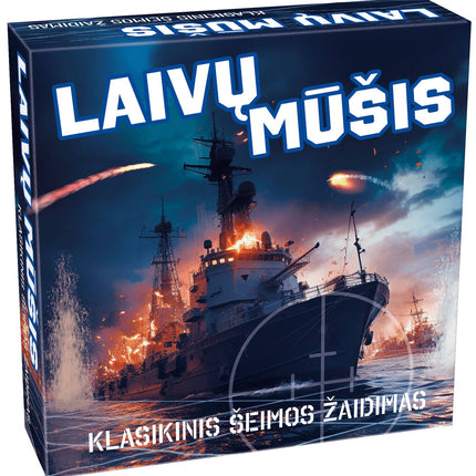 Desková hra Lodě, litevská jazyková verze