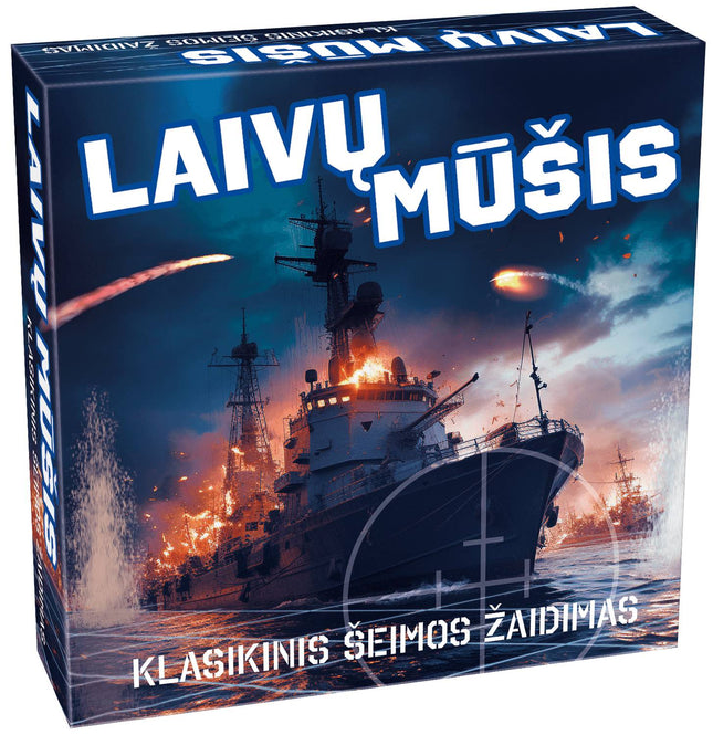 Desková hra Lodě, litevská jazyková verze