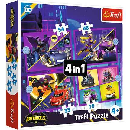 Batwheels sada puzzle, 4v1 zábava pro děti