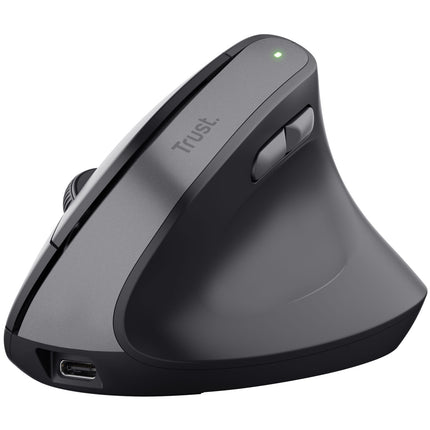 Bayo II bezdrátová ergonomická myš, černá
