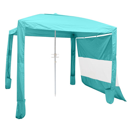 Beach Cabana Canopy 8x8 Ft, Side Wall, UPF 50+