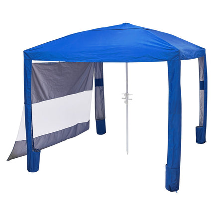 Beach Cabana Tent 8x8 ft, UPF 50+, Side Wall, Adjustable