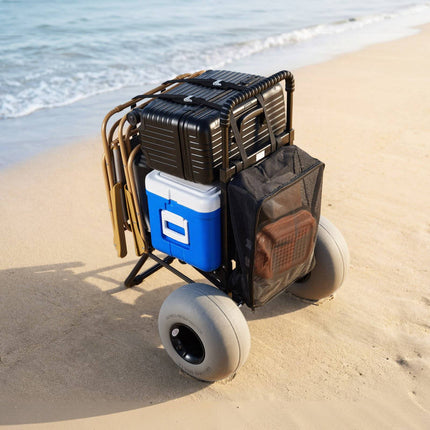 Beach Dolly Cart, 320 mm Balloon Wheels, 75 kg Load