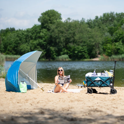 Strandparasol XL - 220 cm, UV-bescherming