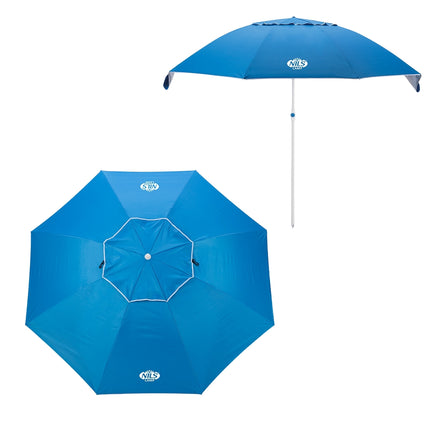 Strandparasol XL - 220 cm, UV-bescherming