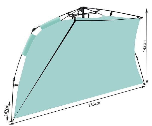 Plážový stan 252x135x145