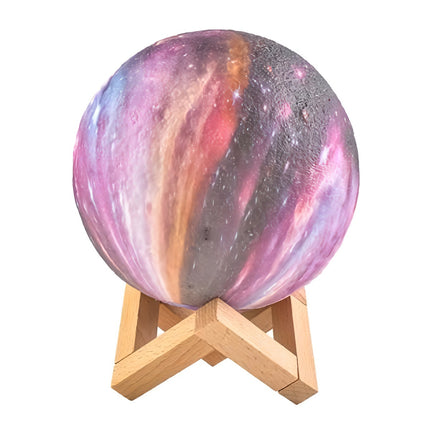Noční měsíční lampa 15cm, 16 barev