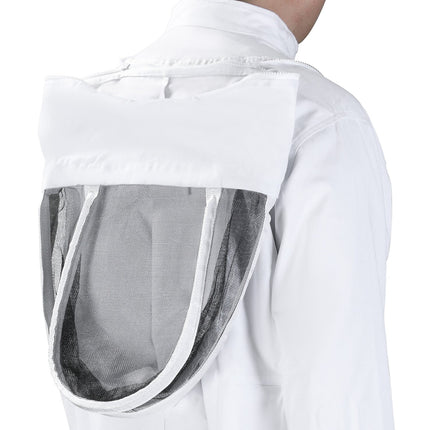 Bavlněný včelařský oblek s kuklou a rukavicemi, unisex, XXXL