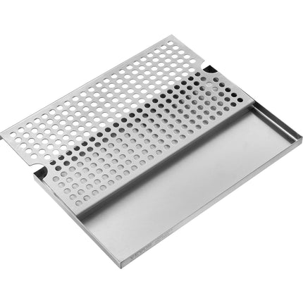 Beer Drip Tray, 304 Stainless Steel, 12x7 in, Non-Slip