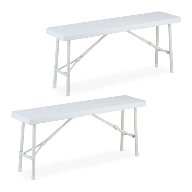 Beer bench set of 2 wooden look