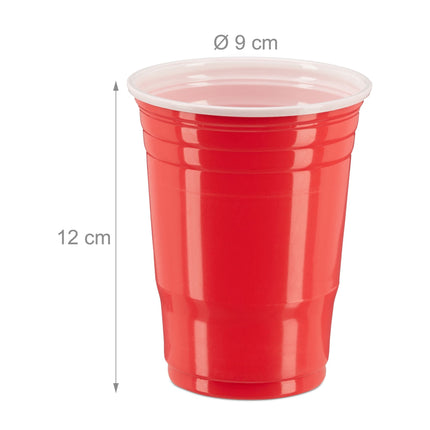 Kelímky na beer pong, sada 50 ks