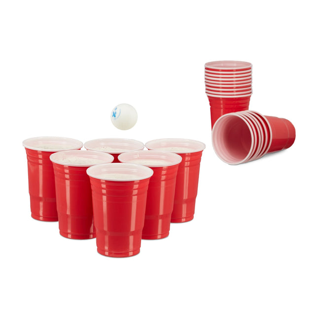 Kelímky na beer pong, sada 50 ks