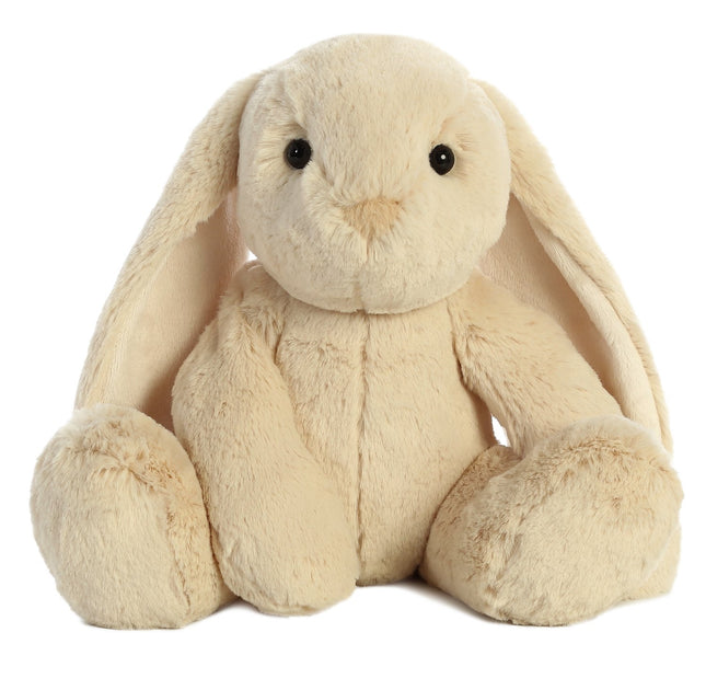 Béžový plyšový zajíček, 28 cm