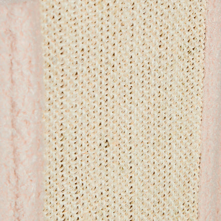 Beige cat pit with scratching surface
