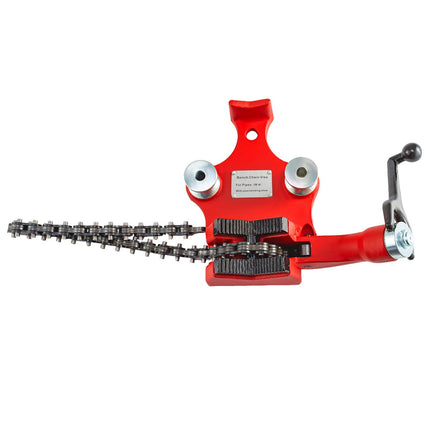 Bench Chain Pipe Vise, 1/8–5 in Capacity, Cast Iron