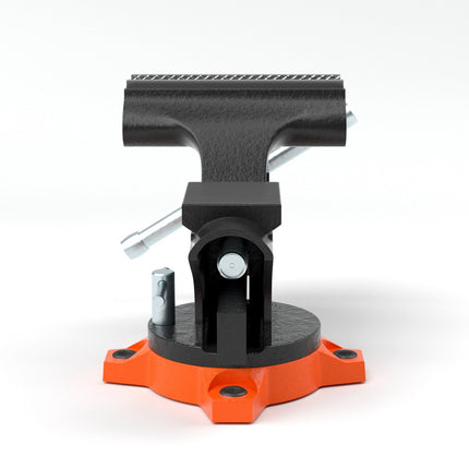 Bench Vise, 4.5 in Jaws, 240 Swivel Base, Anvil