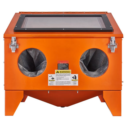 Benchtop Sandblasting Cabinet, 40 Gallon, Gun, 4 Nozzles