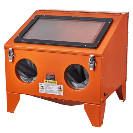 Benchtop Sandblasting Cabinet, 40 Gallon, Gun, 4 Nozzles