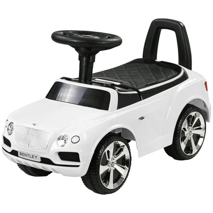 White ride-on car for children - Horn & tip Protection, 18m+