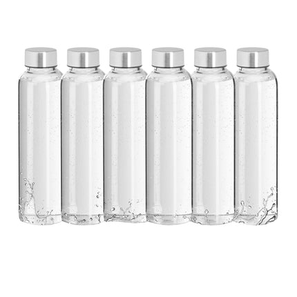 Skleněná láhev na nápoje 500 ml, sada 6 ks