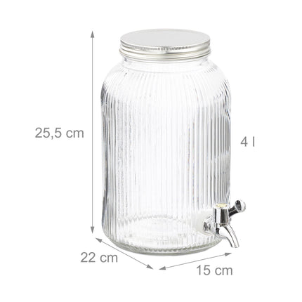 Beverage dispenser in retro design