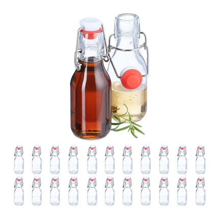 Lahve s patentním uzávěrem 100 ml, 24 ks