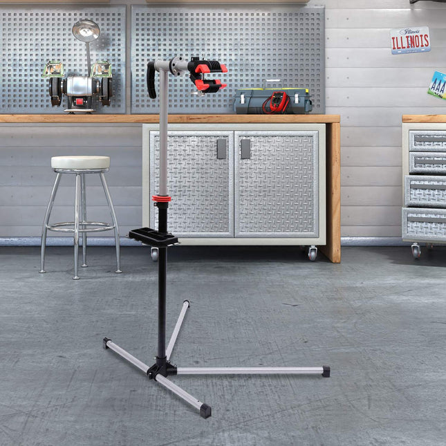 Bicycle Repair Stand with Tool Tray - Adjustable