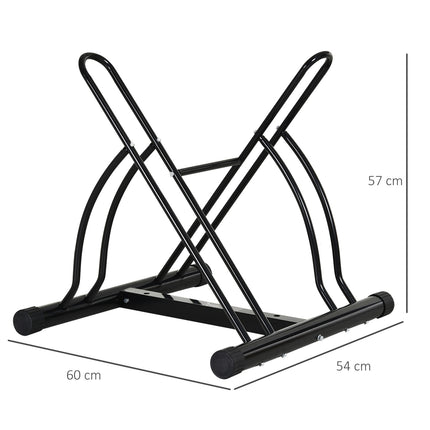Bike rack - metal black 60x54x57, assembly required