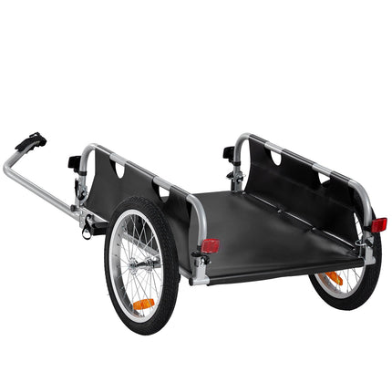 Bike Cargo Trailer, 100 lb Capacity, Foldable, 16-Inch Wheels