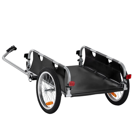 Bike Cargo Trailer, 100 lb Capacity, Foldable, 16-Inch Wheels