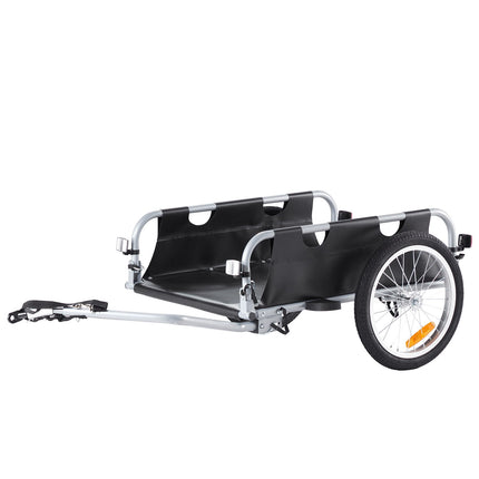 Bike Cargo Trailer, 100 lb Capacity, Foldable, 16-Inch Wheels