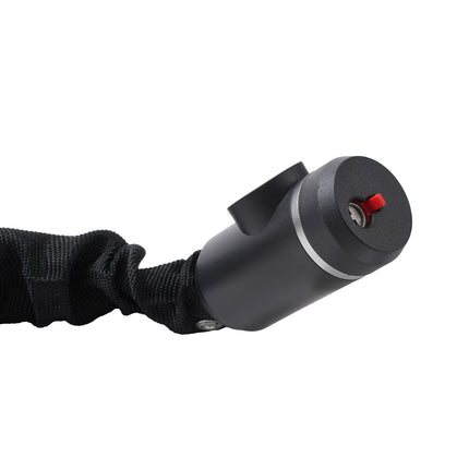 Bike Chain Lock, 10mm x 3.94 ft, 3 Keys, Steel