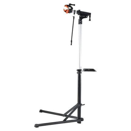 Bike Repair Stand, 30 kg Aluminum, Adjustable, Tool Tray