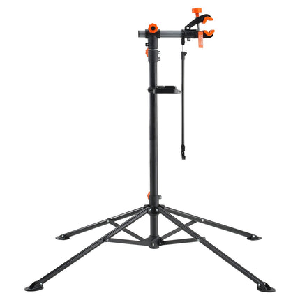 Bike Repair Stand, 80 lb Capacity, Foldable With Tool Tray