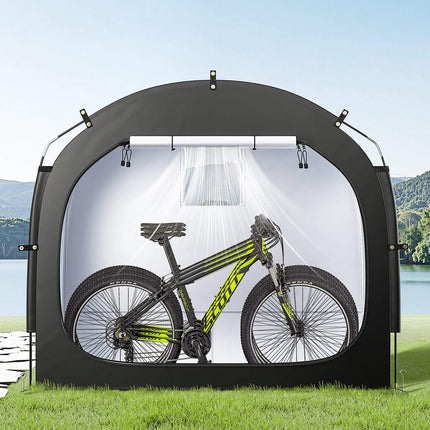 Bike Storage Tent for 3-4 Bikes, Waterproof, Ventilated