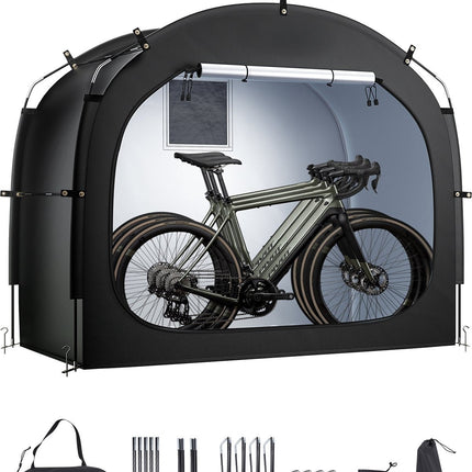 Bike Storage Tent for 3-4 Bikes, Waterproof, Ventilated