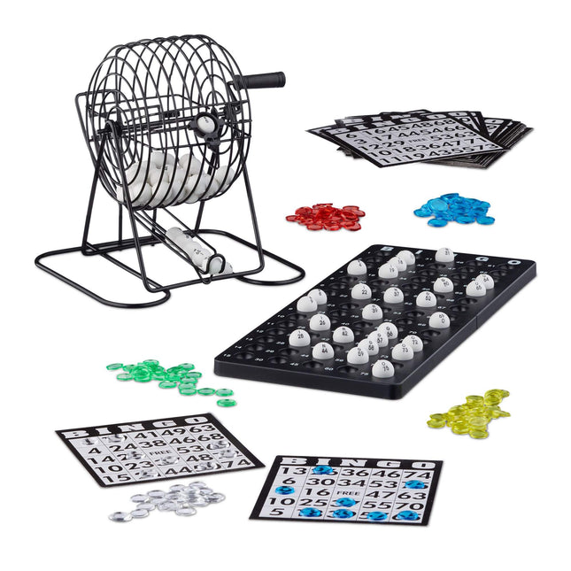 Hra bingo s losovacím bubnem