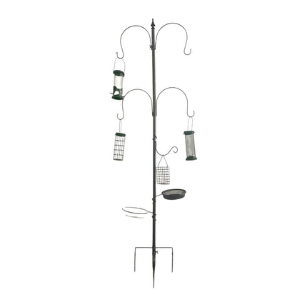 Vogelfutterstation – 6-in-1 Futterspender aus Stahl